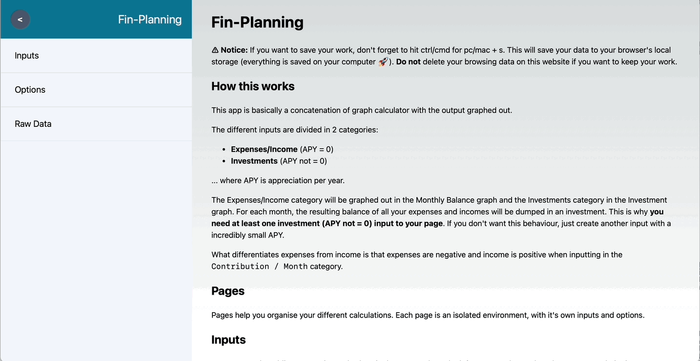 Fin-Planning